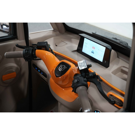 ENERBIKE TRIO CABIN 2.0 - elektrická trojkolka s uzavretou kabínou - 1kW 60V 58Ah, bez vodičského 25km/h